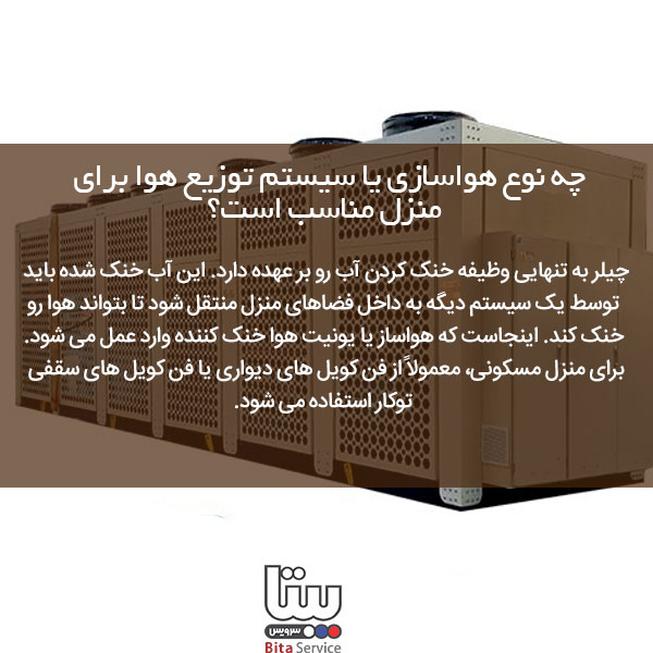 چه نوع هواسازی (Fan Coil) یا سیستم توزیع هوا برای منزل مناسب است؟