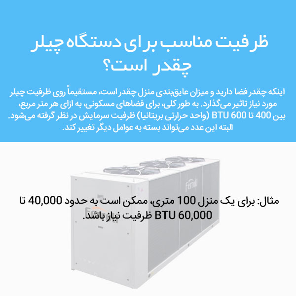 ظرفیت مناسب برای دستگاه چقدر است؟