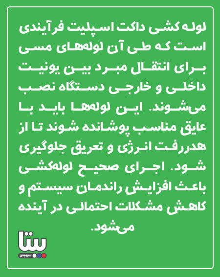 آشنایی با خدمات لوله کشی داکت اسپلیت
